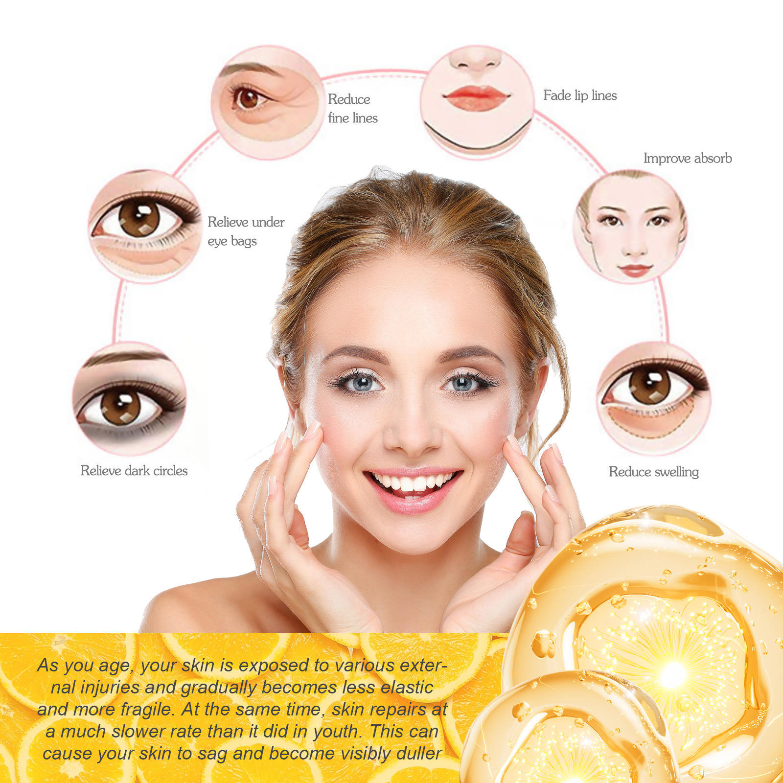 Facial cream with collagen and 24-karat pure gold - 4