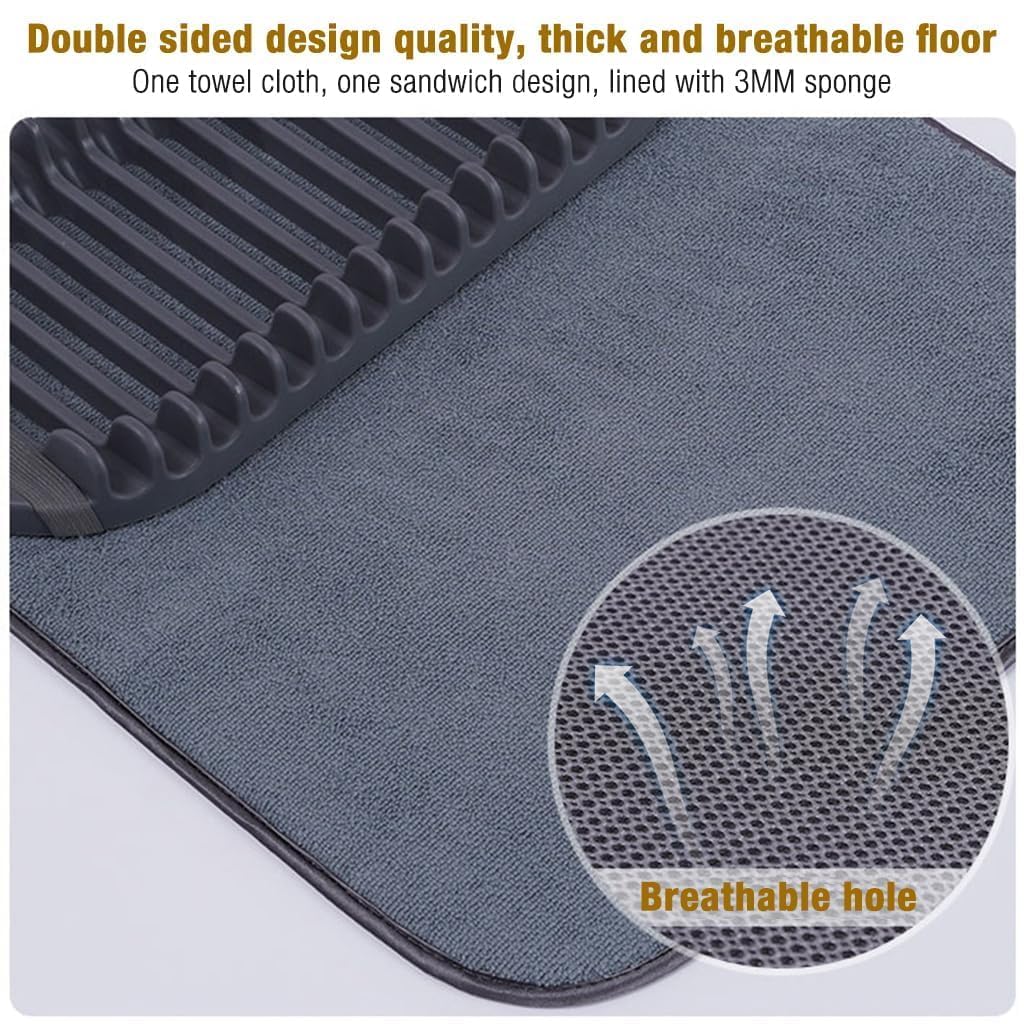 Kitchen dish drying pad - 6